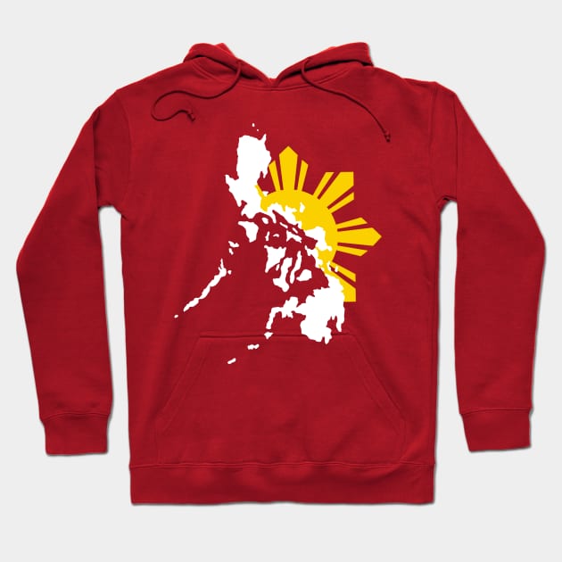 Philippine Map Hoodie by Filipino